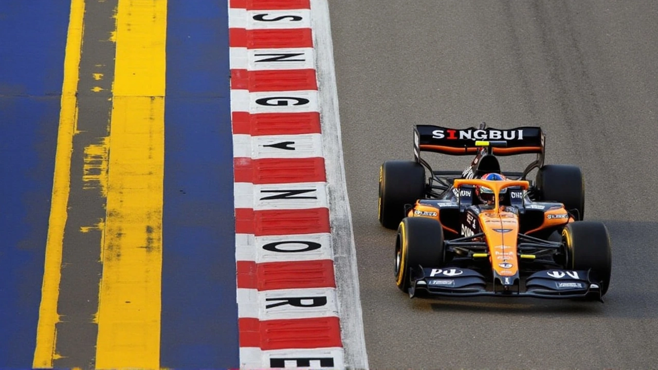 Lando Norris Brilha e Conquista Pole Position no GP de Singapura, Superando Verstappen