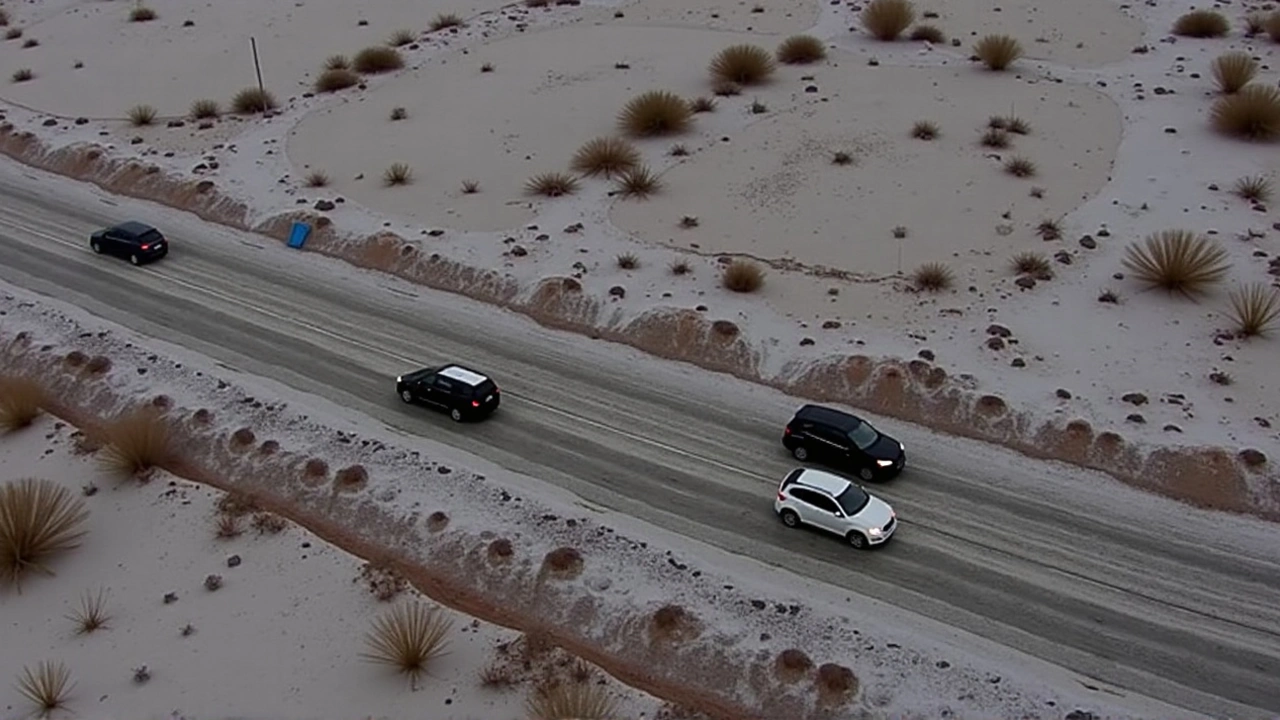 Neve no Deserto da Arábia Saudita? Desvendando o Fenômeno do Granizo que Surpreendeu a Região